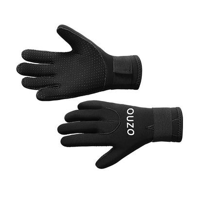 Men Women's 3Mm Neoprene Warm Wear-resistant Snorkeling Diving Gloves Non-slip Fishing Catching Fish Winter Swimming Gloves