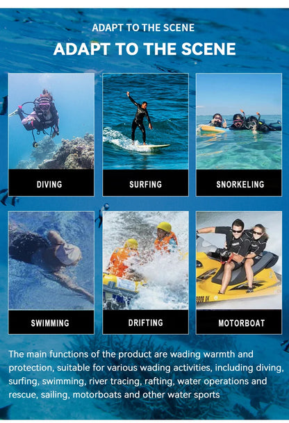Men's Women's 2mm Neoprene Couple Split Shorty Wetsuit Warm Swimming Snorkeling Surfing Diving Suits Short Sleeves Swimsuits