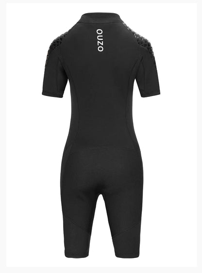 Men Women's 3mm Wetsuit Short-sleeved Shorty Wetsuit Thickened Anti-jellyfish Thermal Diving Swimming Snorkeling Surfing Suit