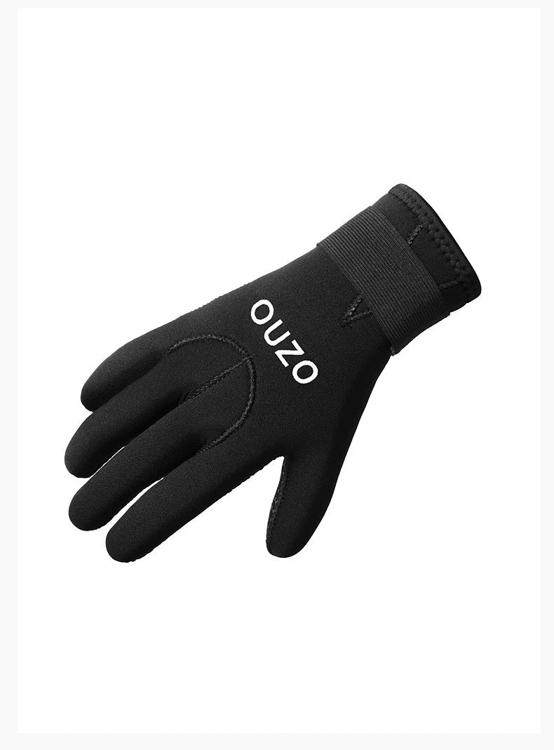 Men Women's 3Mm Neoprene Warm Wear-resistant Snorkeling Diving Gloves Non-slip Fishing Catching Fish Winter Swimming Gloves