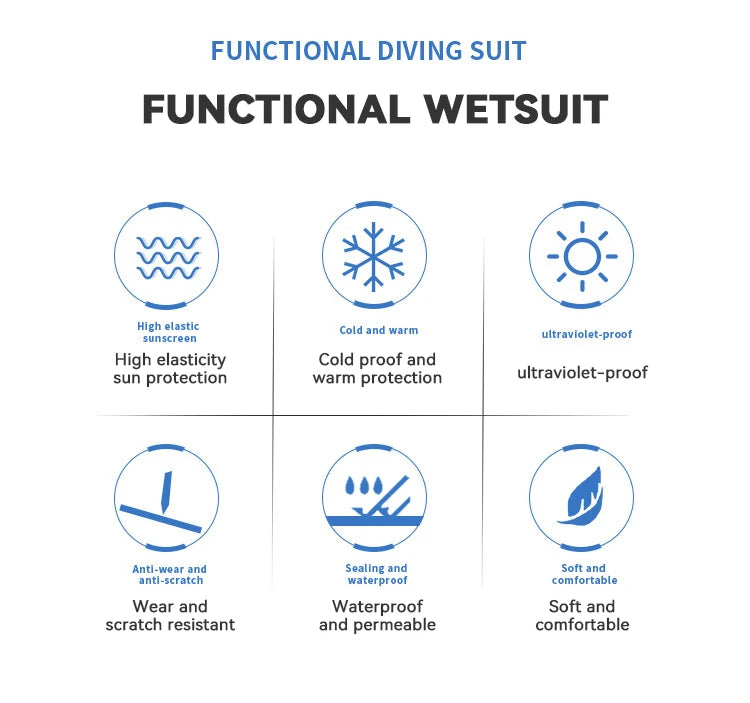 Men's Women's 2mm Neoprene Couple Split Shorty Wetsuit Warm Swimming Snorkeling Surfing Diving Suits Short Sleeves Swimsuits
