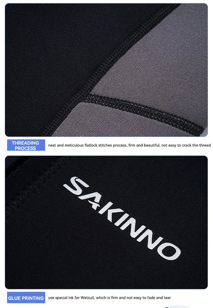 Men's Women's 2mm Neoprene Couple Split Shorty Wetsuit Warm Swimming Snorkeling Surfing Diving Suits Short Sleeves Swimsuits