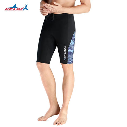 Men Women's 2MM Neoprene Vest Top Short Pants Two Pieces Set Split Wetsuit Female Surfing Swimming Snorkeling Suit Swimwear