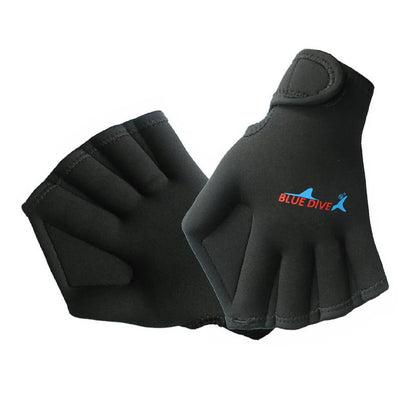 Adults Children's Neoprene Swimming Gloves Fingerless Paddling Duck Paw Snorkeling Winter Swimming Training Classes Gloves