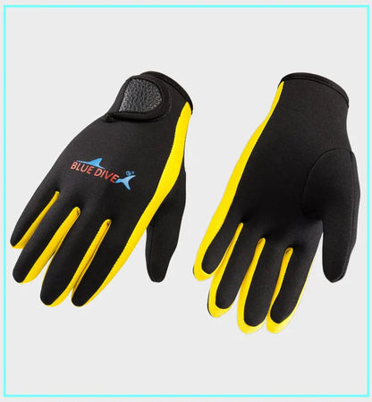 Men Women's Surfing Gloves Thin 1.5mm Neoprene Wear-resistant Swimming Snorkeling Drifting Paddle Water Sports Wetsuit Gloves