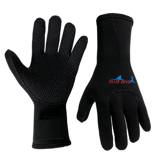 3mm Neoprene Diving Gloves Winter Swimming Scratch Resistant Warm Anti Slip Wear-resistant Professional Surfing Fishing Gloves