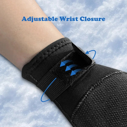Men Women's 3MM Neoprene Wetsuit Gloves Thermal Material Lined Interior Water Sports Paddle Boating Swimming Diving Warm Gloves