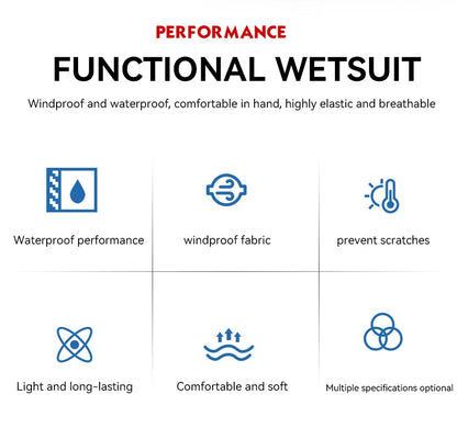 Men Women's 3mm Wetsuit Short-sleeved Shorty Wetsuit Thickened Anti-jellyfish Thermal Diving Swimming Snorkeling Surfing Suit