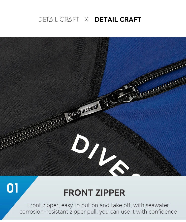 Men Women New Couple Diving Suit One-piece Sunscreen Swimsuit Short-sleeved Shorts 1.5mm Snorkeling Surfing Warm Shorty Wetsuit
