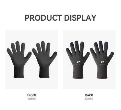 3MM Neoprene Wetsuit Gloves Hand Protectors Winter Swimming Anti-slip Cold-proof Stab-proof Fishing Snorkeling Diving Equipment