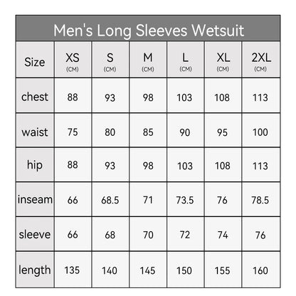 Men's 3mm Neoprene Snorkeling Suit Warm Anti-Jellyfish Cold-Proof One-Piece Back Zipper Wetsuit For Swimming Drifting Surfing