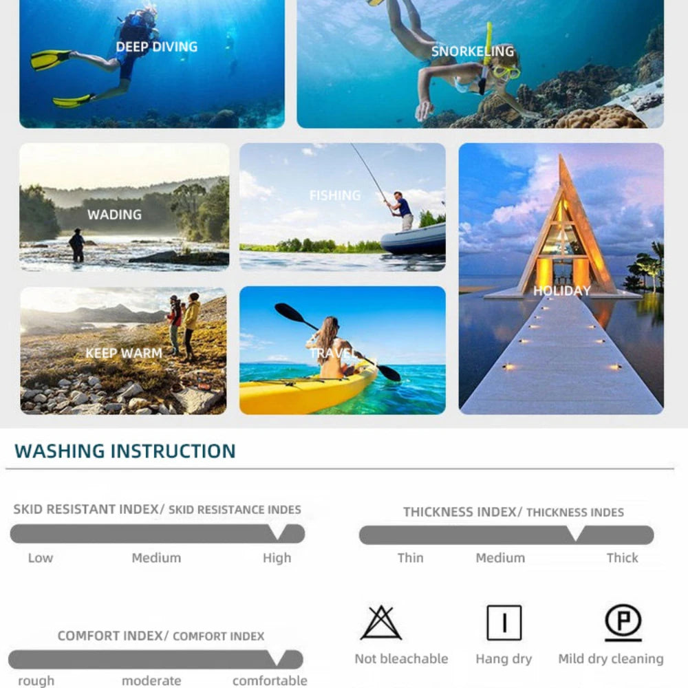 3mm Neoprene Diving Gloves Winter Swimming Scratch Resistant Warm Anti Slip Wear-resistant Professional Surfing Fishing Gloves