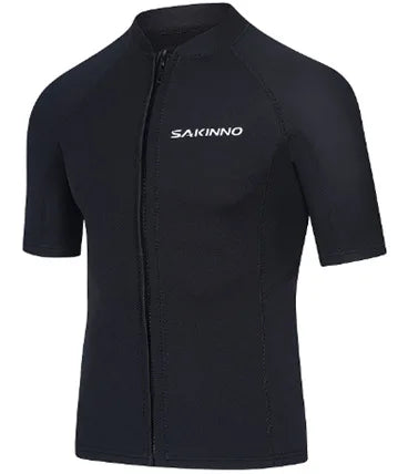 Men's Women's 2mm Neoprene Couple Split Shorty Wetsuit Warm Swimming Snorkeling Surfing Diving Suits Short Sleeves Swimsuits